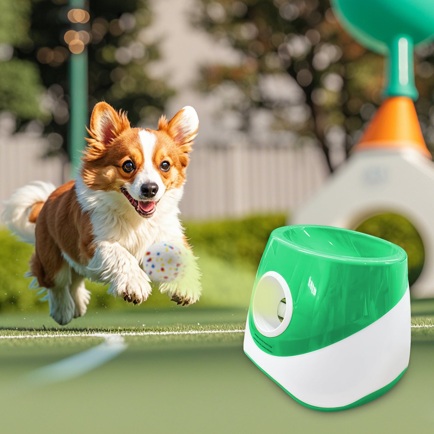Automatic Dog Ball Launcher – Interactive Training & Play Machine