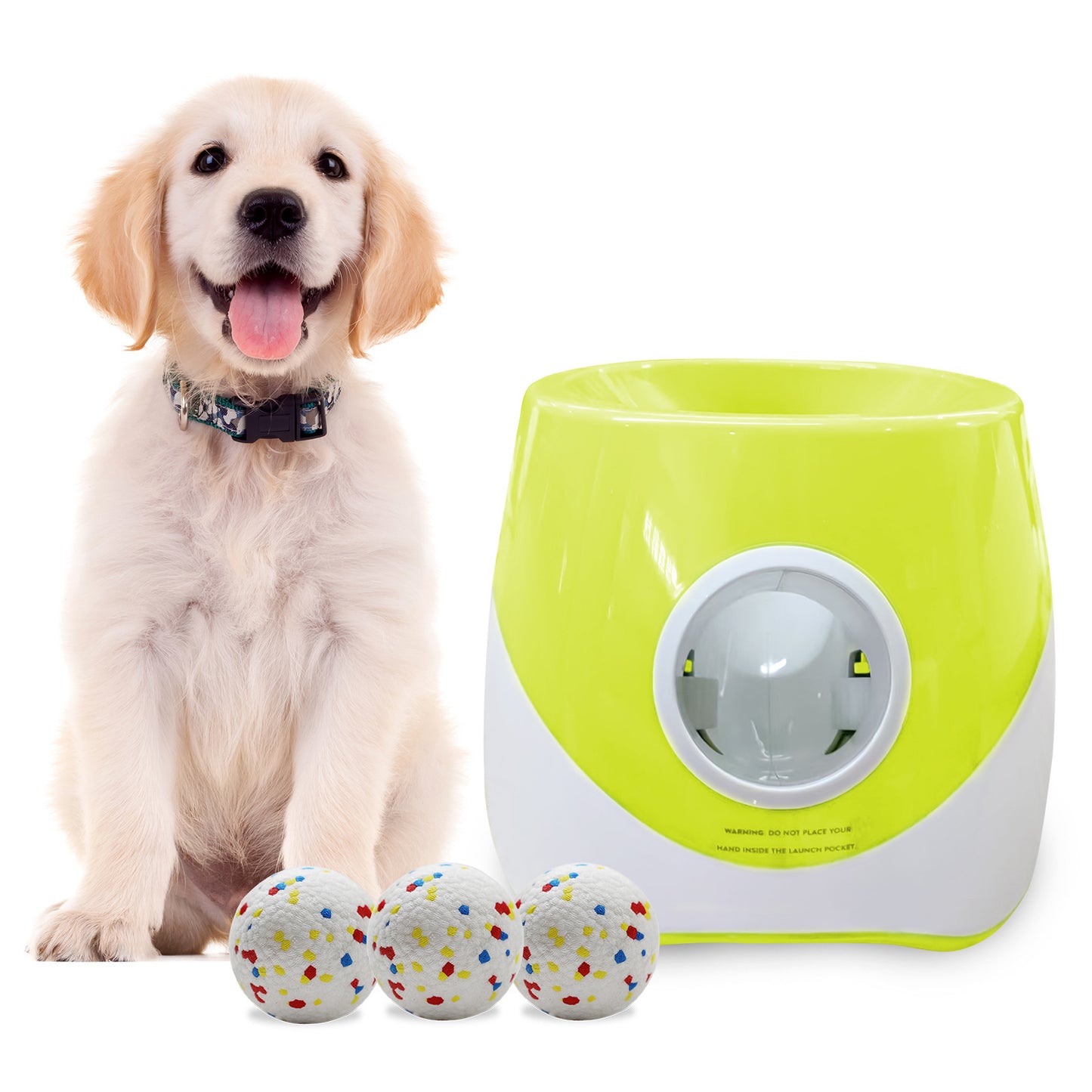 Automatic Dog Ball Launcher – Interactive Training & Play Machine