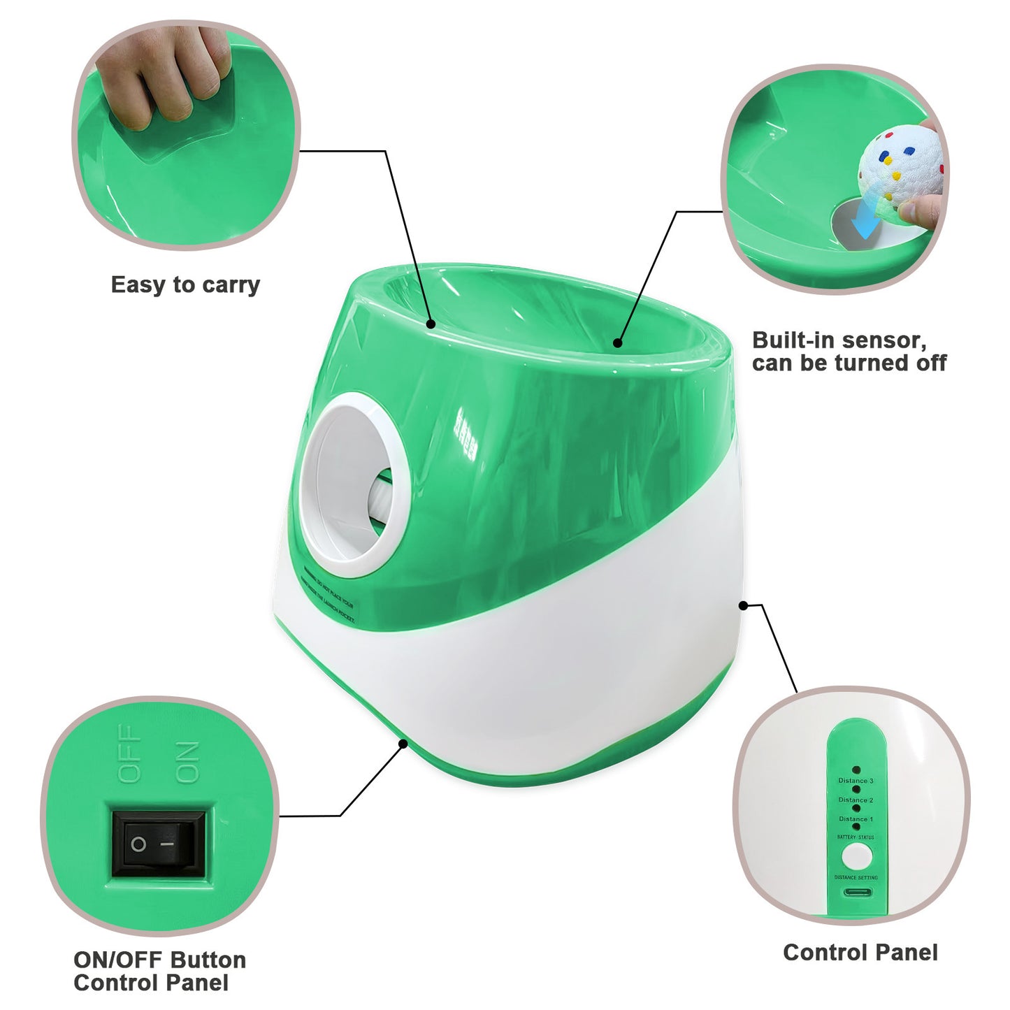 Automatic Dog Ball Launcher – Interactive Training & Play Machine