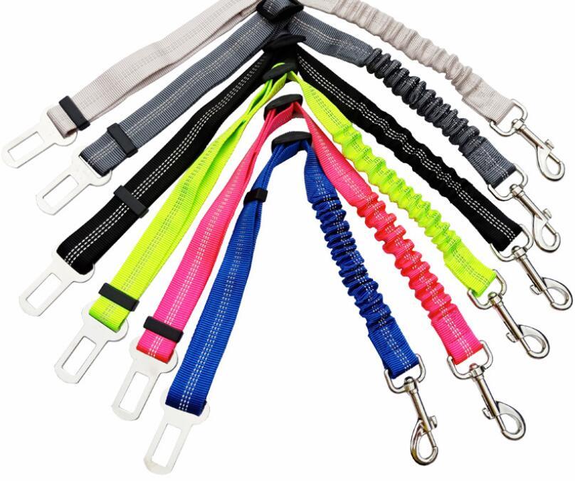PawzPort Adjustable Dog Car Seatbelt – Safety Harness & Travel Lead