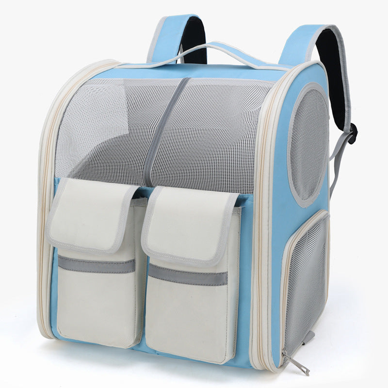 PawzPort Pet Travel Trolley Backpack – Portable, Breathable & Spacious