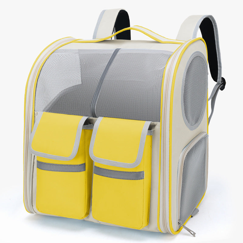 PawzPort Pet Travel Trolley Backpack – Portable, Breathable & Spacious