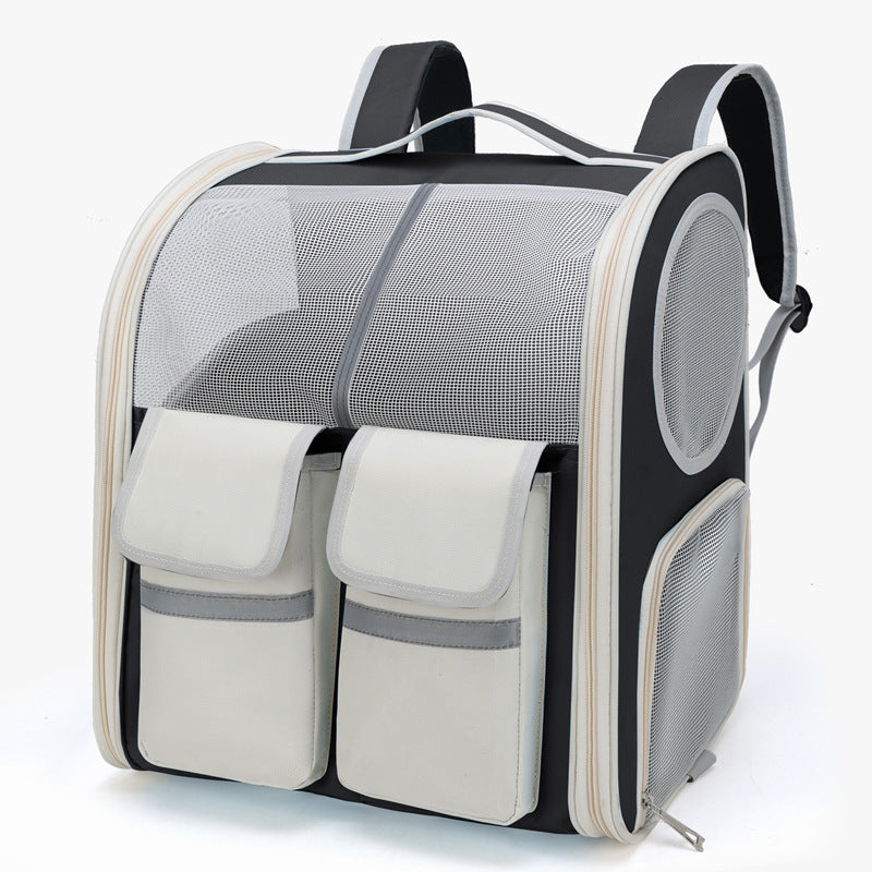 PawzPort Pet Travel Trolley Backpack – Portable, Breathable & Spacious