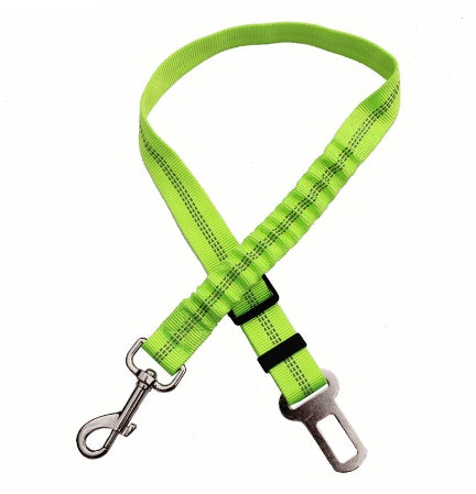 PawzPort Adjustable Dog Car Seatbelt – Safety Harness & Travel Lead