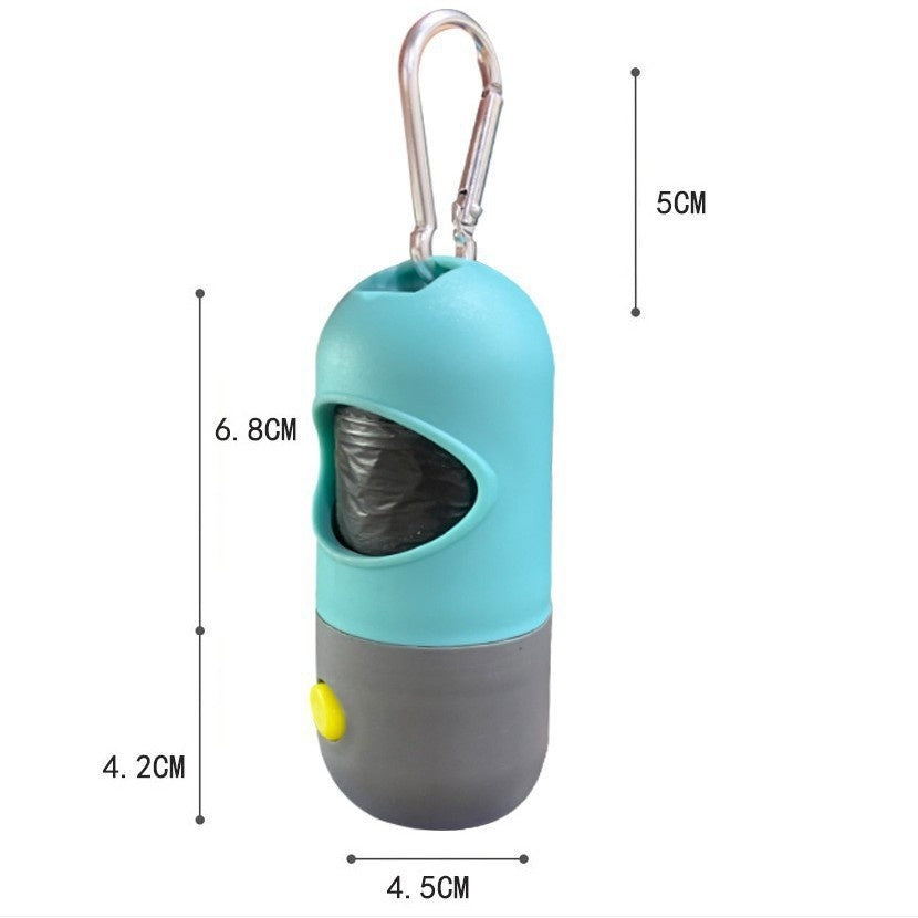 PawzPort LED Dog Waste Bag Dispenser with Flashlight